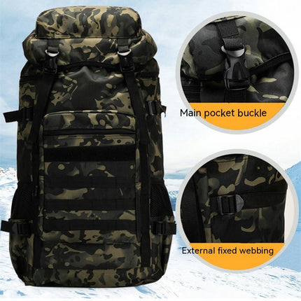 Large Capacity Sports Mountaineering Bag Hiking Camping Tactical Backpack For Men and Women