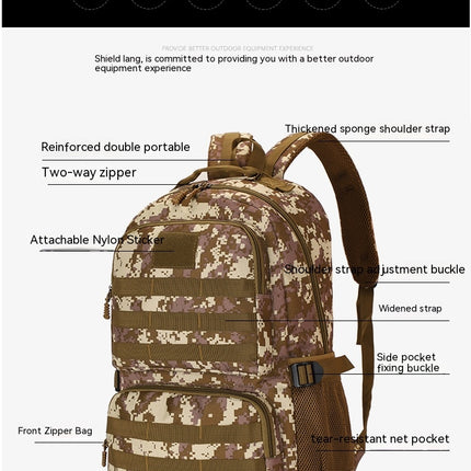 Camouflage Backpack For Men Military Backpack Tactical Backpack Hiking Mountaineering Backpack