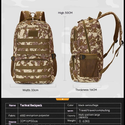 Camouflage Backpack For Men Military Backpack Tactical Backpack Hiking Mountaineering Backpack