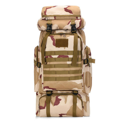 Large Capacity Mountaineering Bag Outdoor Hiking Backpack Waterproof Camouflage Backpack