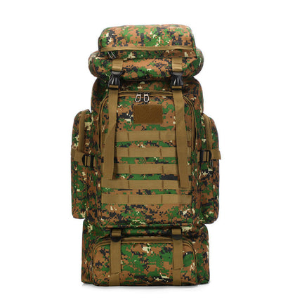 Large Capacity Mountaineering Bag Outdoor Hiking Backpack Waterproof Camouflage Backpack