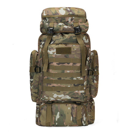 Large Capacity Mountaineering Bag Outdoor Hiking Backpack Waterproof Camouflage Backpack