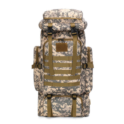 Large Capacity Mountaineering Bag Outdoor Hiking Backpack Waterproof Camouflage Backpack