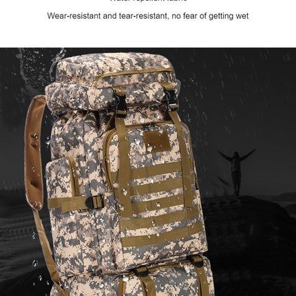 Large Capacity Mountaineering Bag Outdoor Hiking Backpack Waterproof Camouflage Backpack