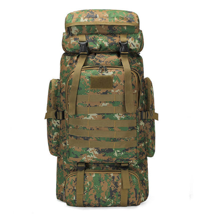 Hiking Backpack Large-Capacity Camouflage Mountaineering Bag Outdoor Waterproof Sports Backpack