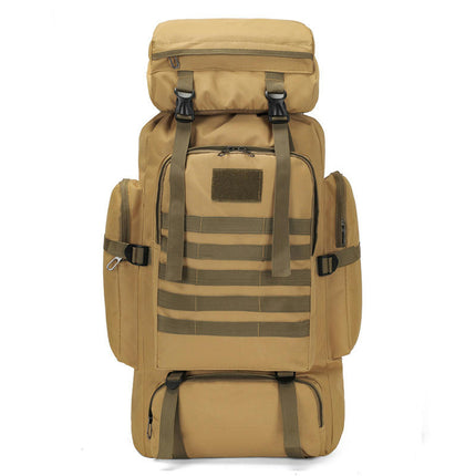 Hiking Backpack Large-Capacity Camouflage Mountaineering Bag Outdoor Waterproof Sports Backpack