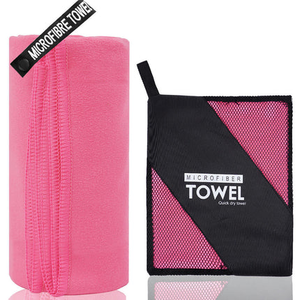 Microfiber Travel Sports Towel-Quick Dry Towel, Soft Lightweight Microfiber Camping Towel Absorbent  1