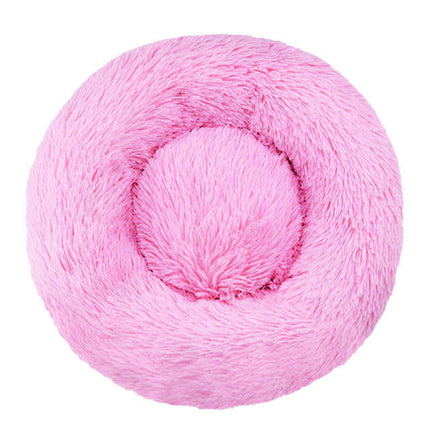 Dog Beds for Small Dogs, Donut Dog Bed with Blanket Attached, Calming Dog Bed Washable