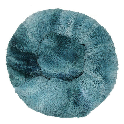 Modern Soft Plush Round Pet Bed for Cats or Small Dogs, Mini Medium Sized Dog Cat Bed Self