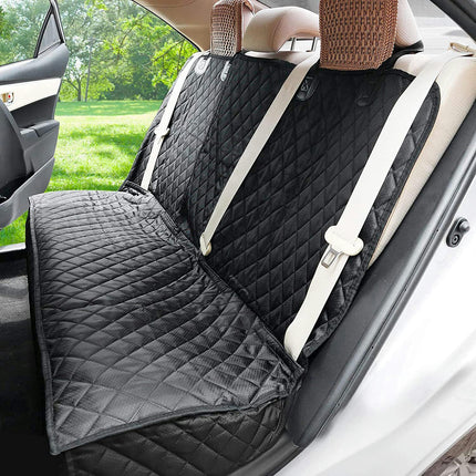 Fabric Car Bench Dog Seat Cover for Backseat, Waterproof Car Seat Covers, Durable Scratch and Slip Resistant Pet Protectors