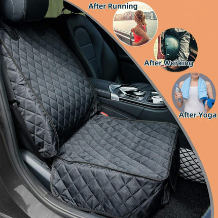 Dog Car Seat Cover Front Seat, 100% Waterproof, Car Seat Protector with Pocket Anti-Slip and Quilted Pet Seat Cover