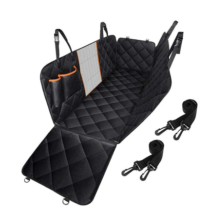 Dog Car Seat Cover Back Seat 600D Scratch and Slip Resistant Durable Car Pet Back Seat Cover with Mesh Window Dog Hammock