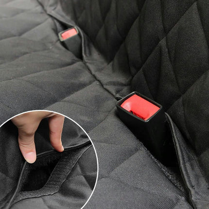 Dog Car Seat Cover Back Seat 600D Scratch and Slip Resistant Durable Car Pet Back Seat Cover with Mesh Window Dog Hammock