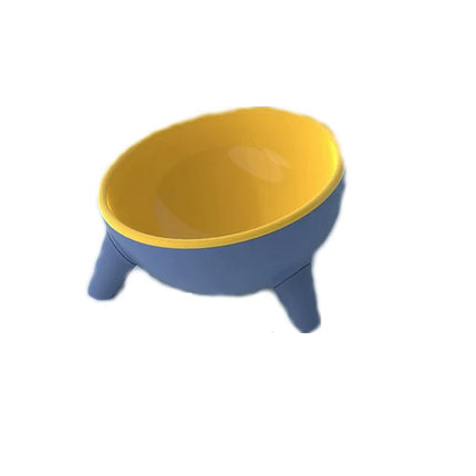 Pet Cat Bowl Pet Water Food Feed Dog Bowls 15degree Inclination Non-Slip Triangle Stand Cats Feeder Feeding Bowl For Cat Accessories