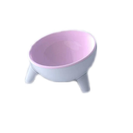 Pet Cat Bowl Pet Water Food Feed Dog Bowls 15degree Inclination Non-Slip Triangle Stand Cats Feeder Feeding Bowl For Cat Accessories