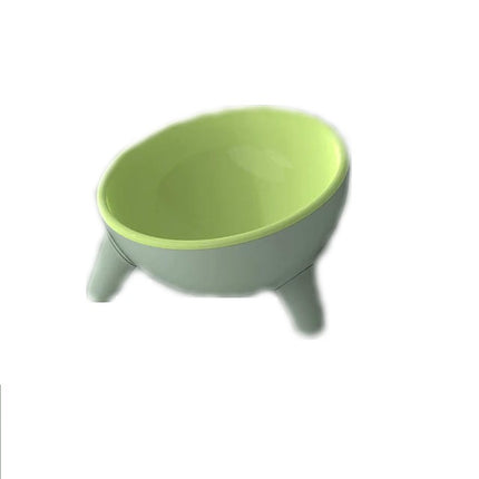 Pet Cat Bowl Pet Water Food Feed Dog Bowls 15degree Inclination Non-Slip Triangle Stand Cats Feeder Feeding Bowl For Cat Accessories