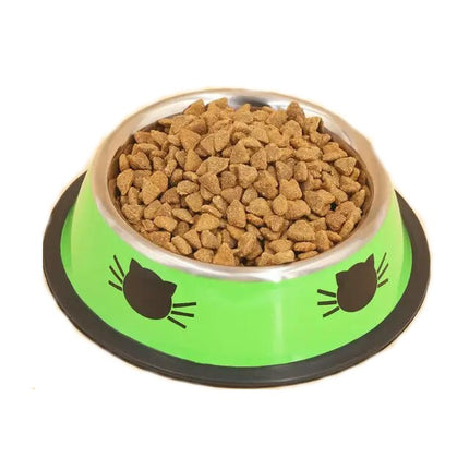 Supet Dog Cat Bowl, Dog Water Bowl with Non-Slip Rubber Base, Metal Insulated Stainless Steel Cat Bowls, Double Wall Cat Bowl