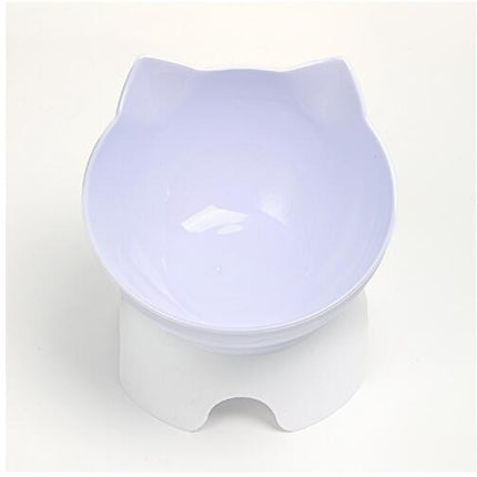 Transparent Cat Bowl For Cats Dogs Feeders Non-slip With Stand Base Pet Food and Water Bowls Pet Supplies