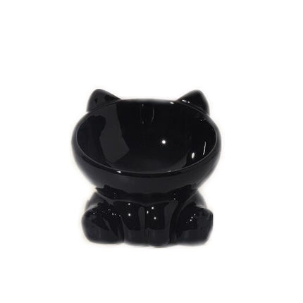 Cat Bowl Pet Accessories Ceramic Diagonal High Feet Cute Protection Cervical Spine Dog Bowl Drink Water Bowl Pet Supplies