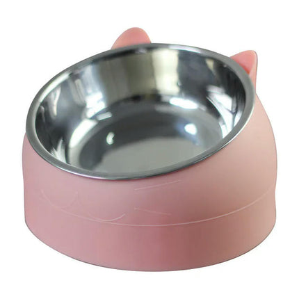 Pet Cat Bowl With Raised Stand Pet Feeding Cat Water Bowl For Cats Dogs Feeder  Dish Pet Food and Water Bowls Cat Accessories