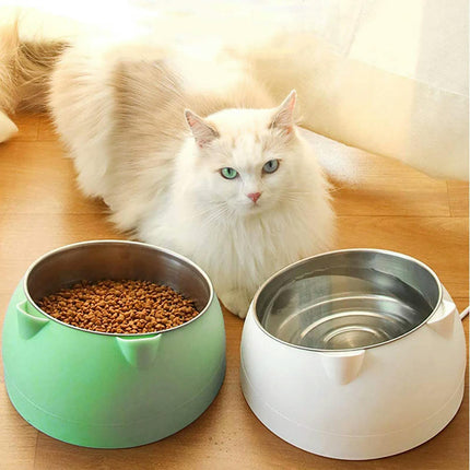 Pet Cat Bowl With Raised Stand Pet Feeding Cat Water Bowl For Cats Dogs Feeder  Dish Pet Food and Water Bowls Cat Accessories