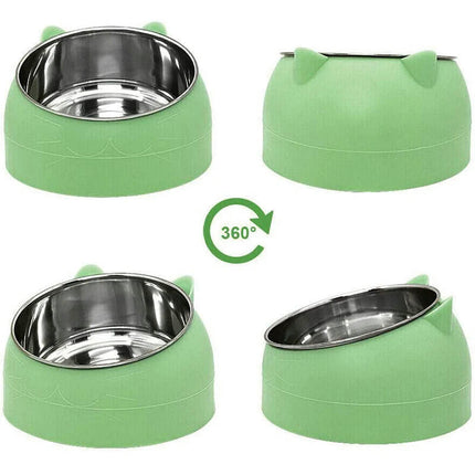 Pet Cat Bowl With Raised Stand Pet Feeding Cat Water Bowl For Cats Dogs Feeder  Dish Pet Food and Water Bowls Cat Accessories