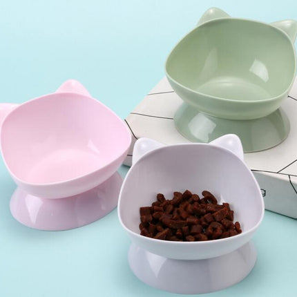 Cat Bowl High Pet Bowl Cervical Spine Protection Cat Food Bowl Feeding Basin