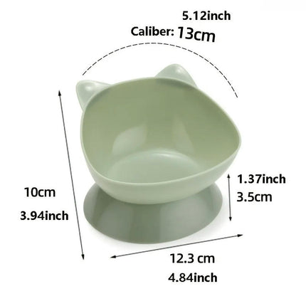 Cat Bowl High Pet Bowl Cervical Spine Protection Cat Food Bowl Feeding Basin