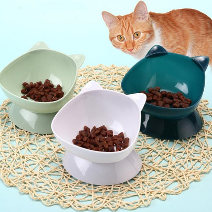 Cat Bowl High Pet Bowl Cervical Spine Protection Cat Food Bowl Feeding Basin