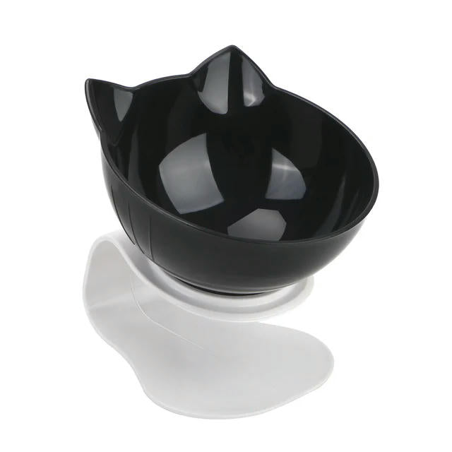 Non-Slip Pet Bowls For Cats Food Cat Water Bowl Double Cat Bowl Dog Bowl Pet Feeding Cat Dogs Feeder Protection Cervical