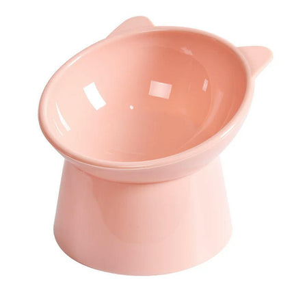 Cat Bowl High Foot Dog Bowl 45degreeNeck Protector Cat Pet Food Water Bowl Pet Feeding Cup Pet Feeder Bowl