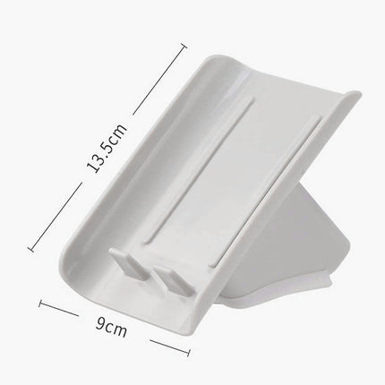 4 Pieces Soap Dish, Plastic Drain Sponge Soap Box Tray for Home Bathroom Accessories Soap Holder