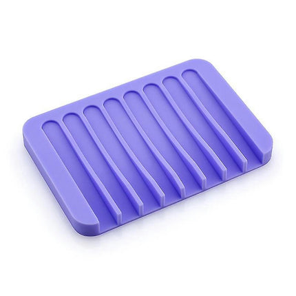 Portable Silicone Draining Soap Dish Soap Box Bathroom Accessories for Home Accessories Soap Holder