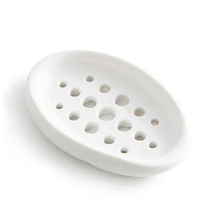 Portable Silicone Draining Soap Dish Soap Box Bathroom Accessories for Home Accessories Soap Holder