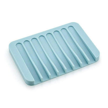 Portable Silicone Draining Soap Dish Soap Box Bathroom Accessories for Home Accessories Soap Holder