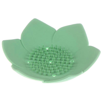 Portable Silicone Draining Soap Dish Soap Box Bathroom Accessories for Home Accessories Soap Holder