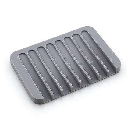 Portable Silicone Draining Soap Dish Soap Box Bathroom Accessories for Home Accessories Soap Holder