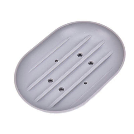 Portable Silicone Draining Soap Dish Soap Box Bathroom Accessories for Home Accessories Soap Holder