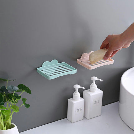 Bathroom Soap Dish Tray Wall Mount Strong Hold Soap Dishes For Home Bathroom Shower Supplies Model C