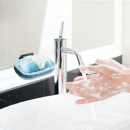 Shower Wall Soap Dish Holder Soap Bar Holder for Bathroom Kitchen,Soap Dish Bathroom Accessories