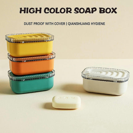 Bathroom Waterproof Soap Case Portable Bathroom Soap Dish Ideal For Home Office Restaurant Model Z