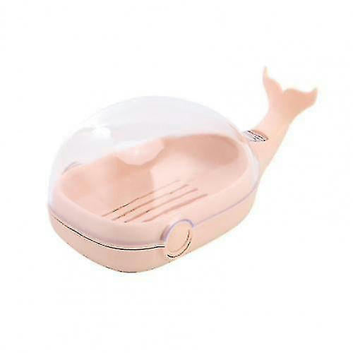 Bathroom Soap Dishes Cute Cartoon Whale Soap Holder Home Soap Tray Drain Box Bathroom Accessories Model G