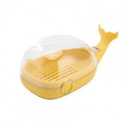 Bathroom Soap Dishes Cute Cartoon Whale Soap Holder Home Soap Tray Drain Box Bathroom Accessories Model H