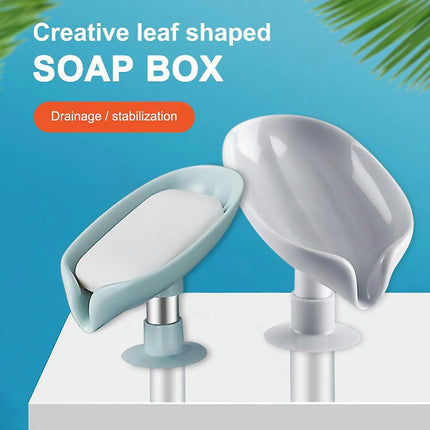 Leaf Shape Soap Box Creative Soap Tray Soap Dish For Bathroom Soap Container Bathroom Accessories