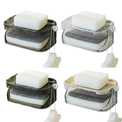 Wall hanging soap box drain soap holder bathroom accessories tray for bathroom soap container