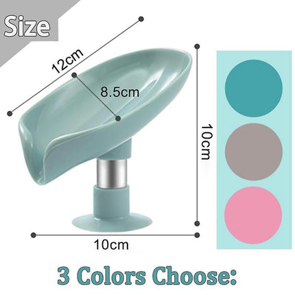 Leaf Shape Soap Box Drain Soap Holder Bathroom Accessories Soap Dish For Bathroom Soap Container