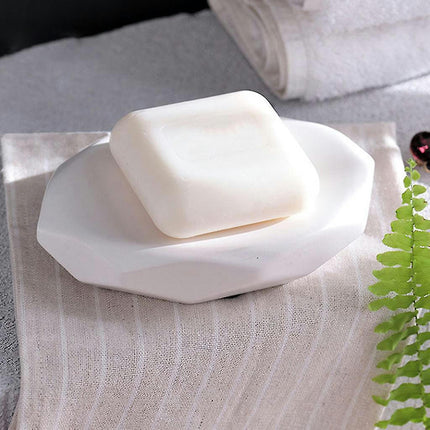 Soap Box Matte Ceramic Soap Dish Bathroom Accessories Home Portable Bathroom Soap Dishe