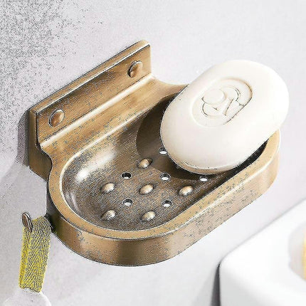 Soap Dishes Holders Antique Bathroom Soap Dish Wall Mounted Soap Holder Soap Sponge Dish