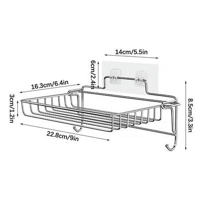 Shower Caddy Organizer Sturdy Creative Durabler Hanging Basket Shelf