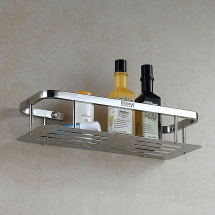 Stainless Steel Shower Caddy, Bathroom Shelf Accessory, Kitchen Storage - 35cm